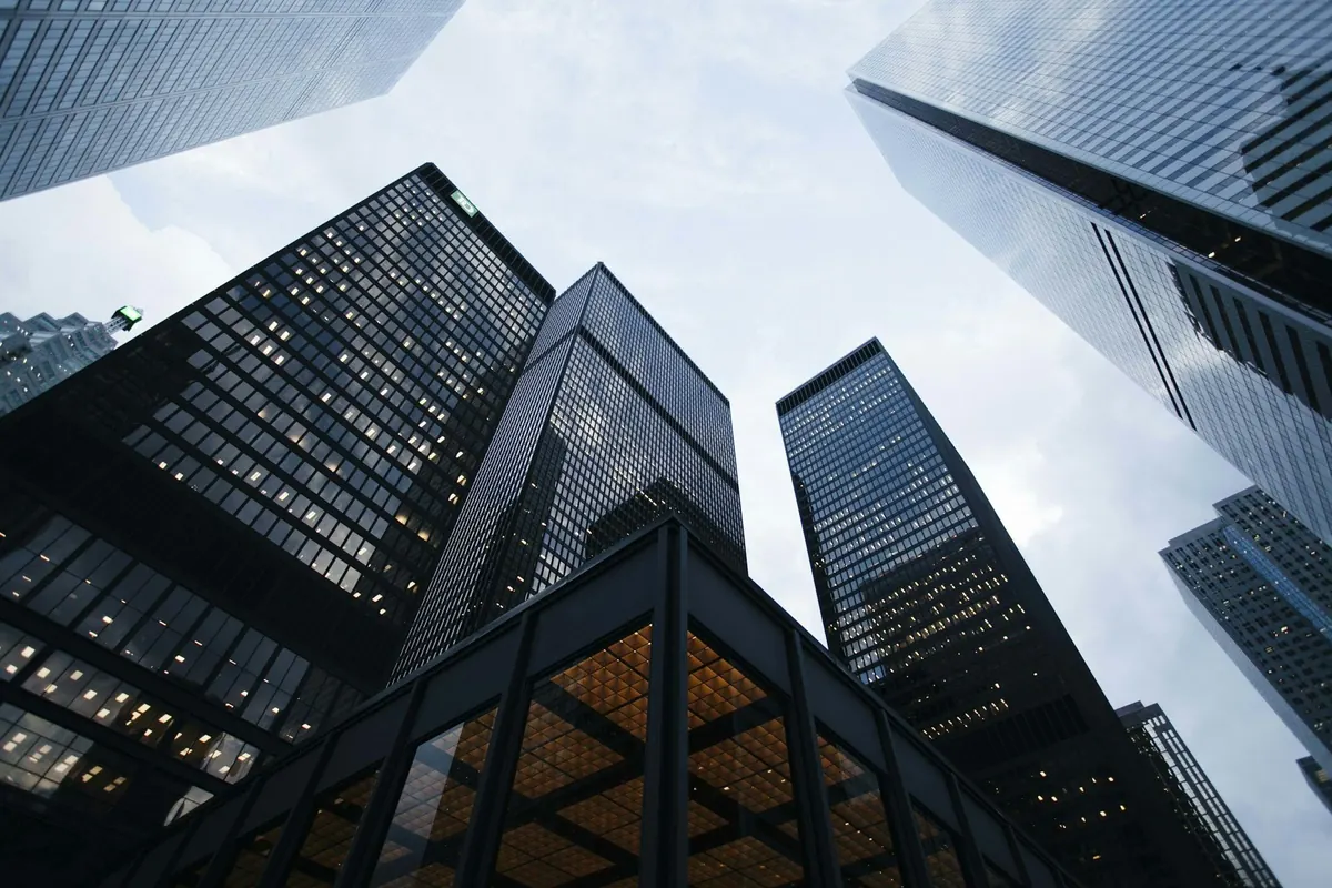 Glass office towers against the sky — corporate and commercial law in Trinidad and Tobago